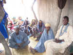 Health and wefare classes with the Fulani women.